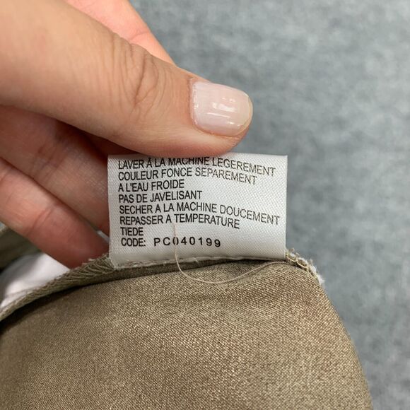 Jamie Sadock Golf Short Womens 8 Brown Faux Suede Pleated Front Retro High Waist - Picture 8 of 10